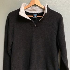 (Sold) KUHL Quarter-Zip Fleece Pullover(Black)